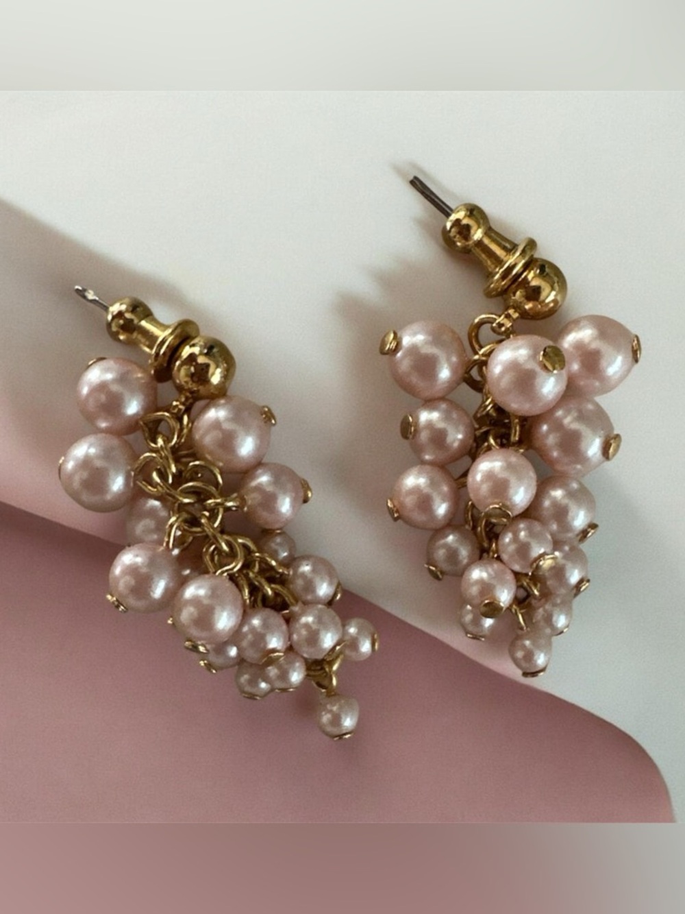 Vintage Avon “frosted grapes” earrings